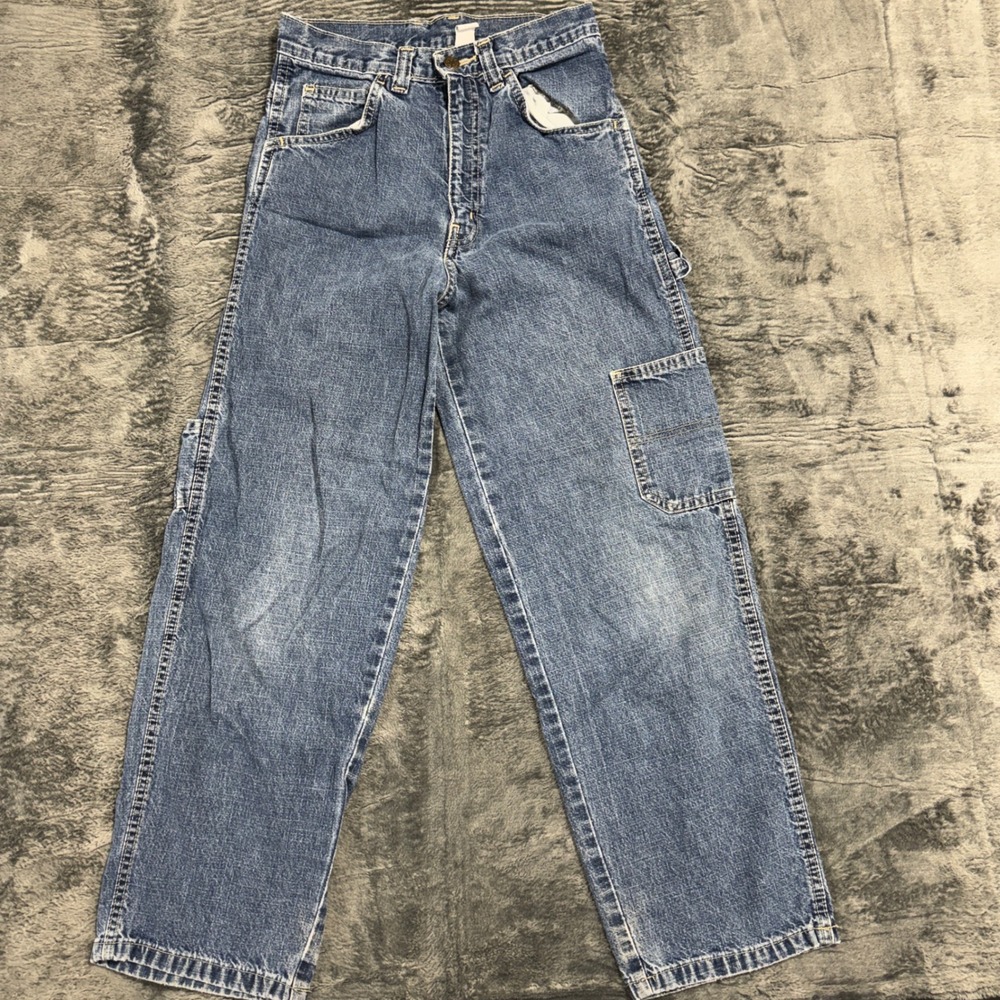 Royal Manor Carpenter‎ Jeans Boys Size 12 Medium Wash Blue - Picture 8 of 10
